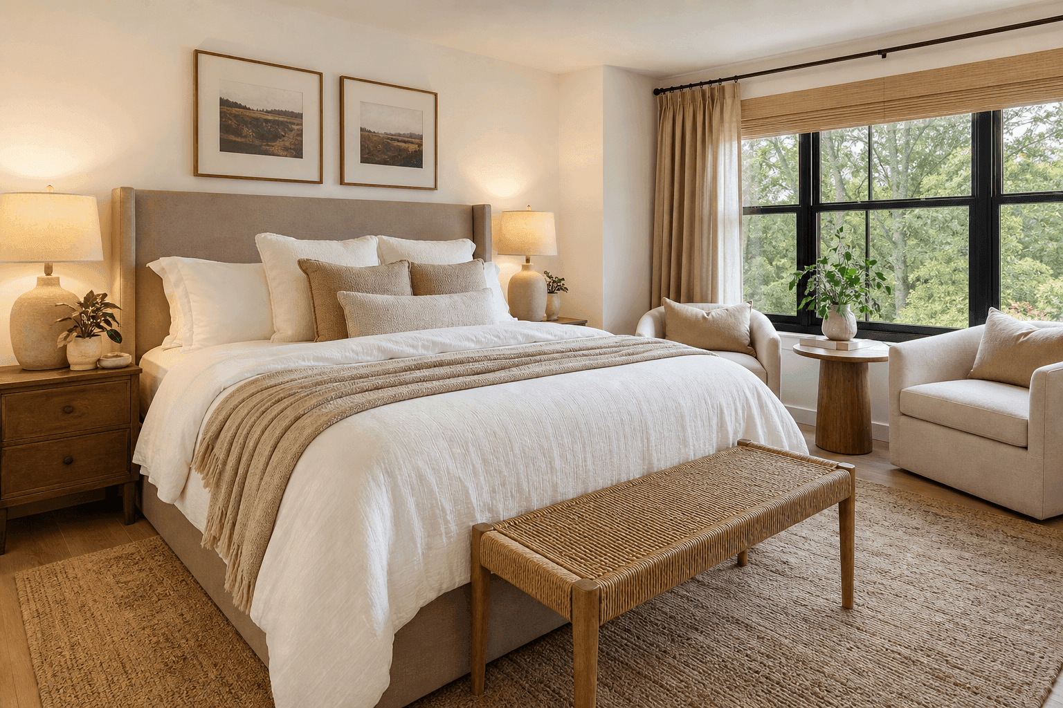 Guest-ready Airbnb bedroom